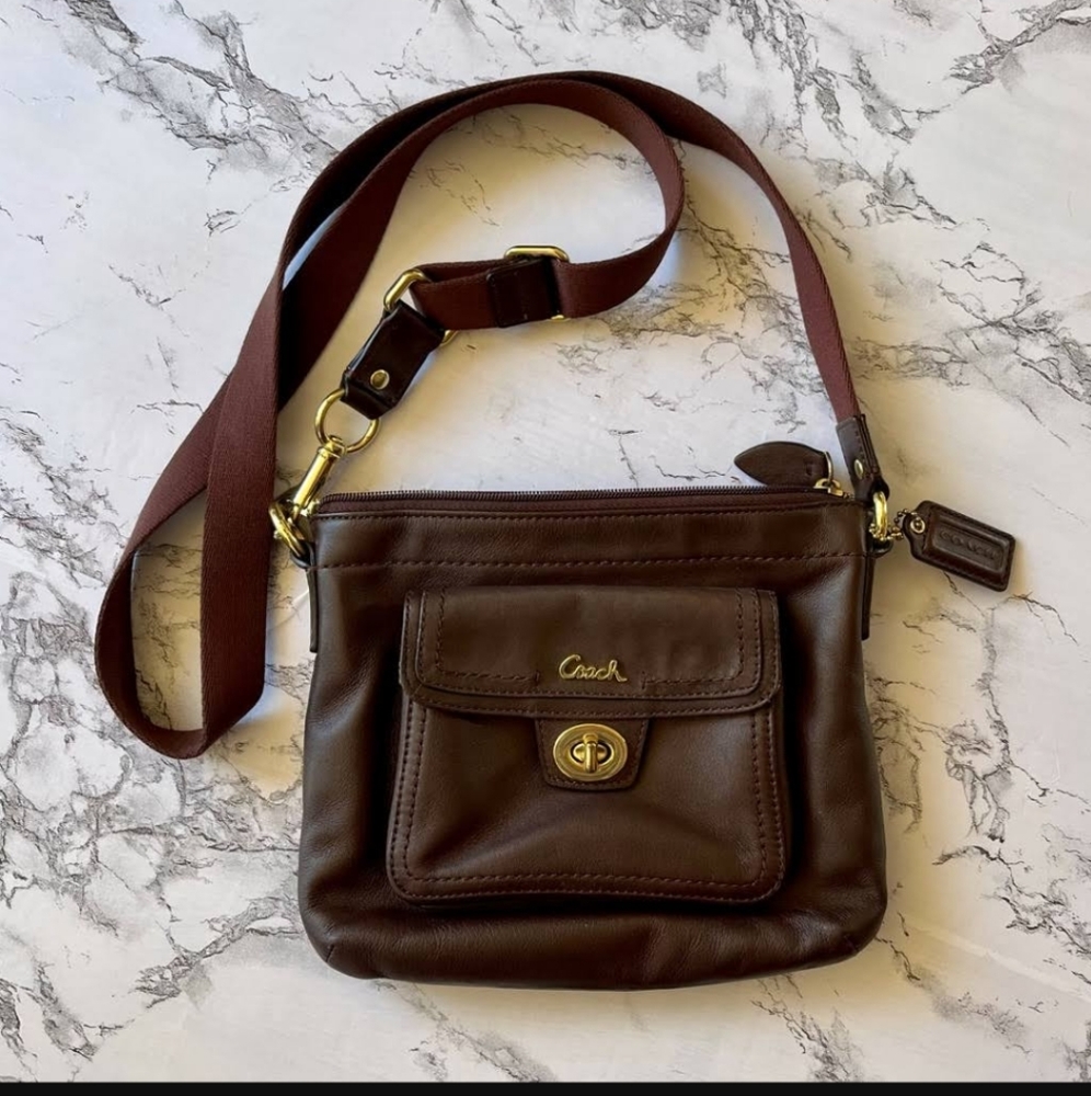 Coach Black Leather Crossbody